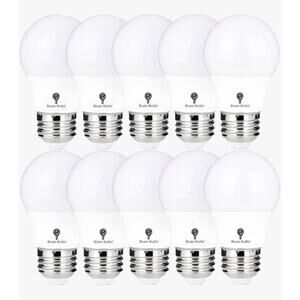 10x Bluex Bulbs Dimmable LED Light Bulbs A15 60W Vanity E26 Medium Warm‎ White